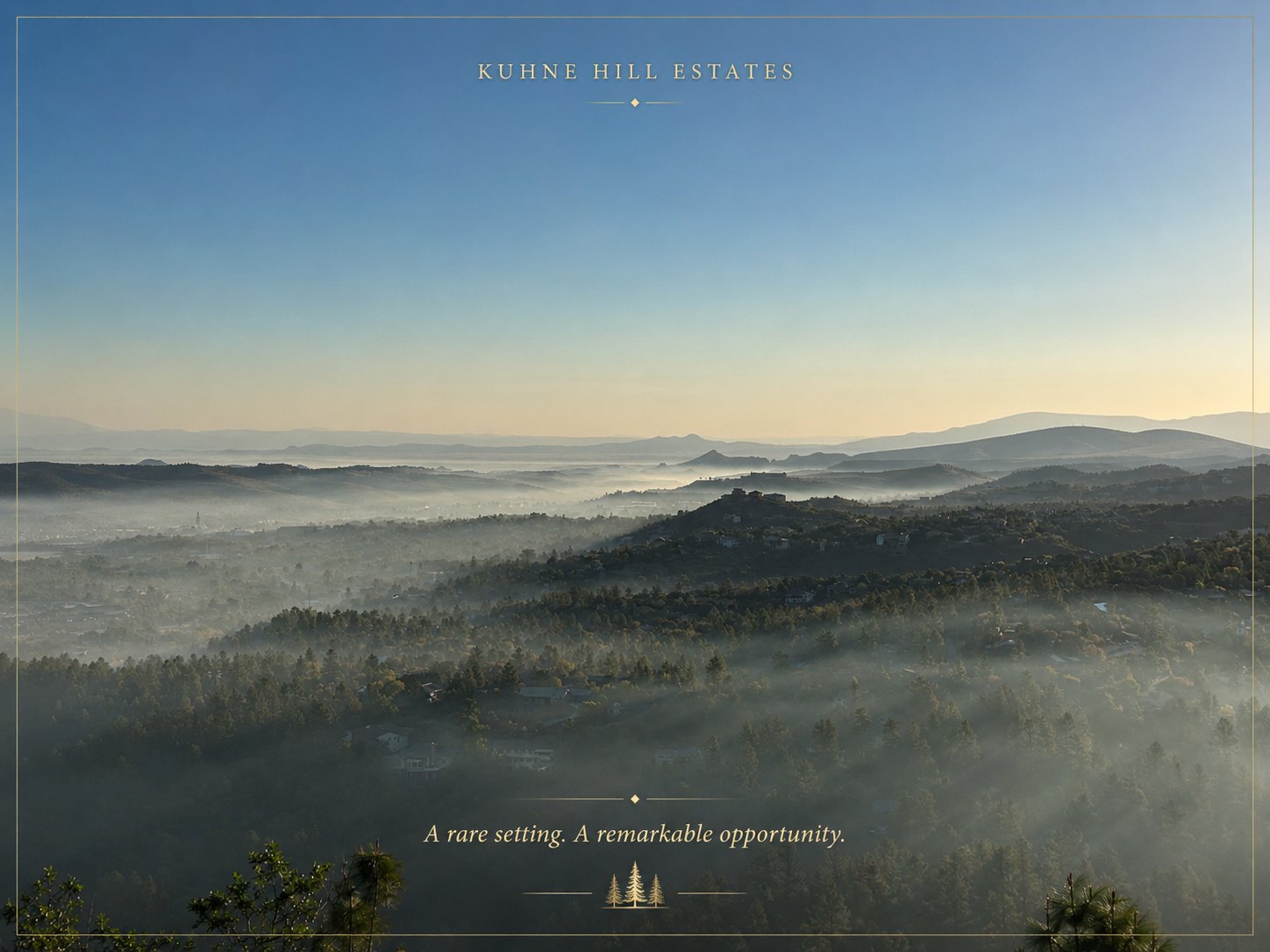 Layered mountain and forest views above Prescott in soft morning light.